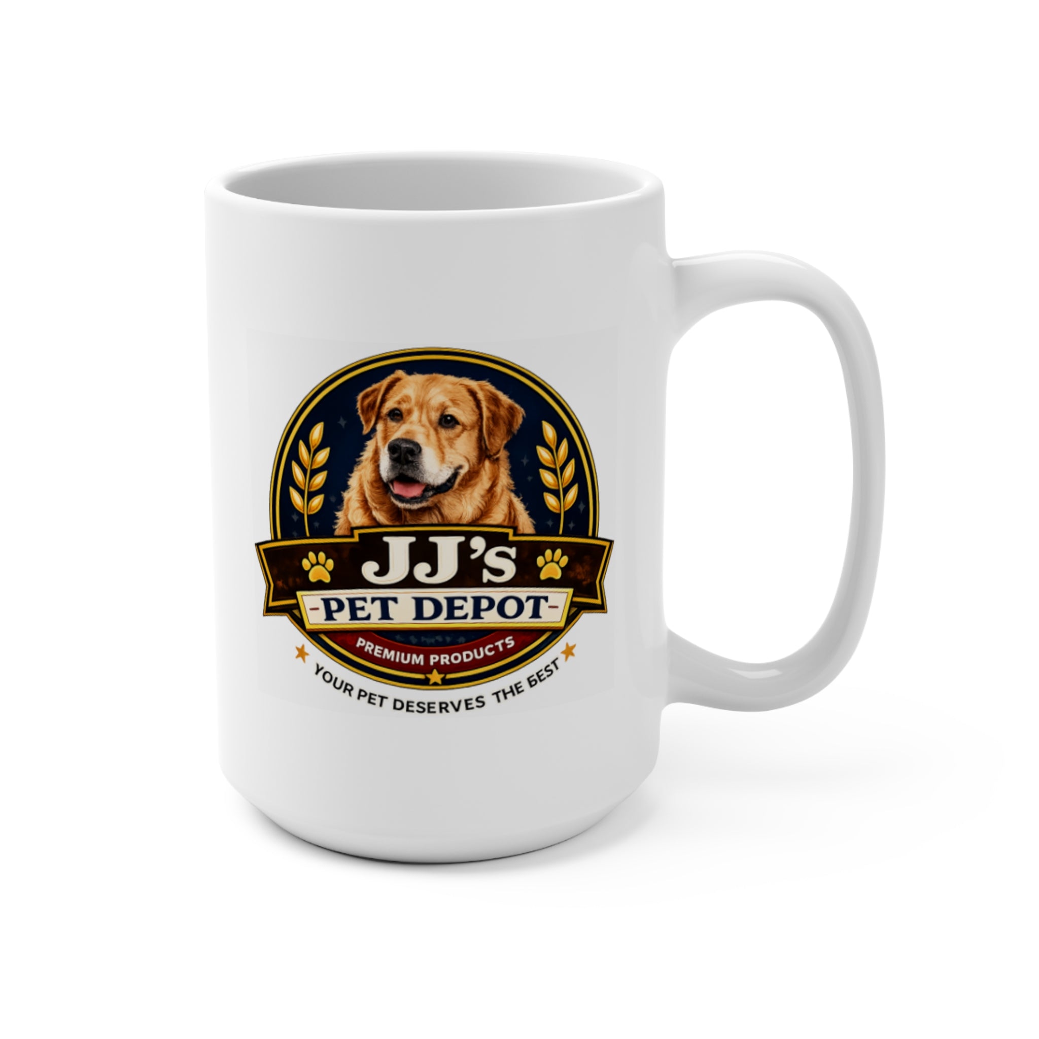JJ's Pet Depot 15oz Ceramic Mug - Dog Lover Gift