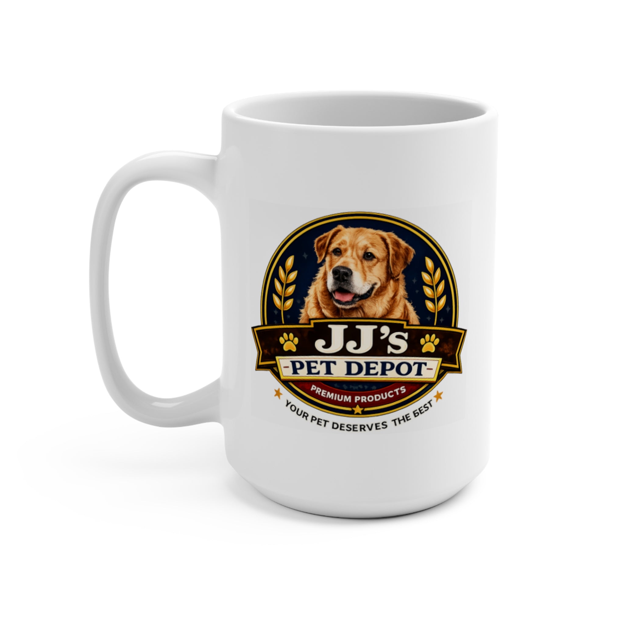 JJ's Pet Depot 15oz Ceramic Mug - Dog Lover Gift
