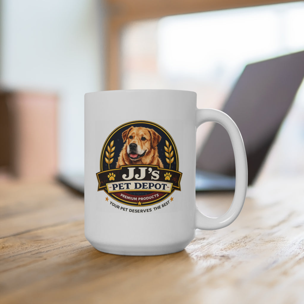 JJ's Pet Depot 15oz Ceramic Mug - Dog Lover Gift
