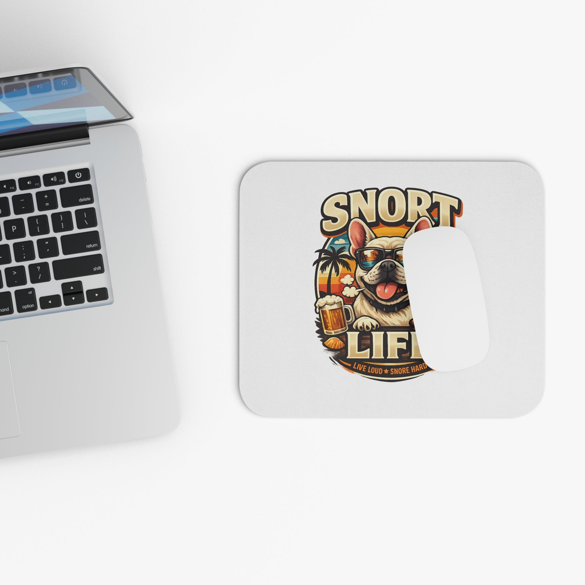 Snort Life French Bulldog Desk Mat